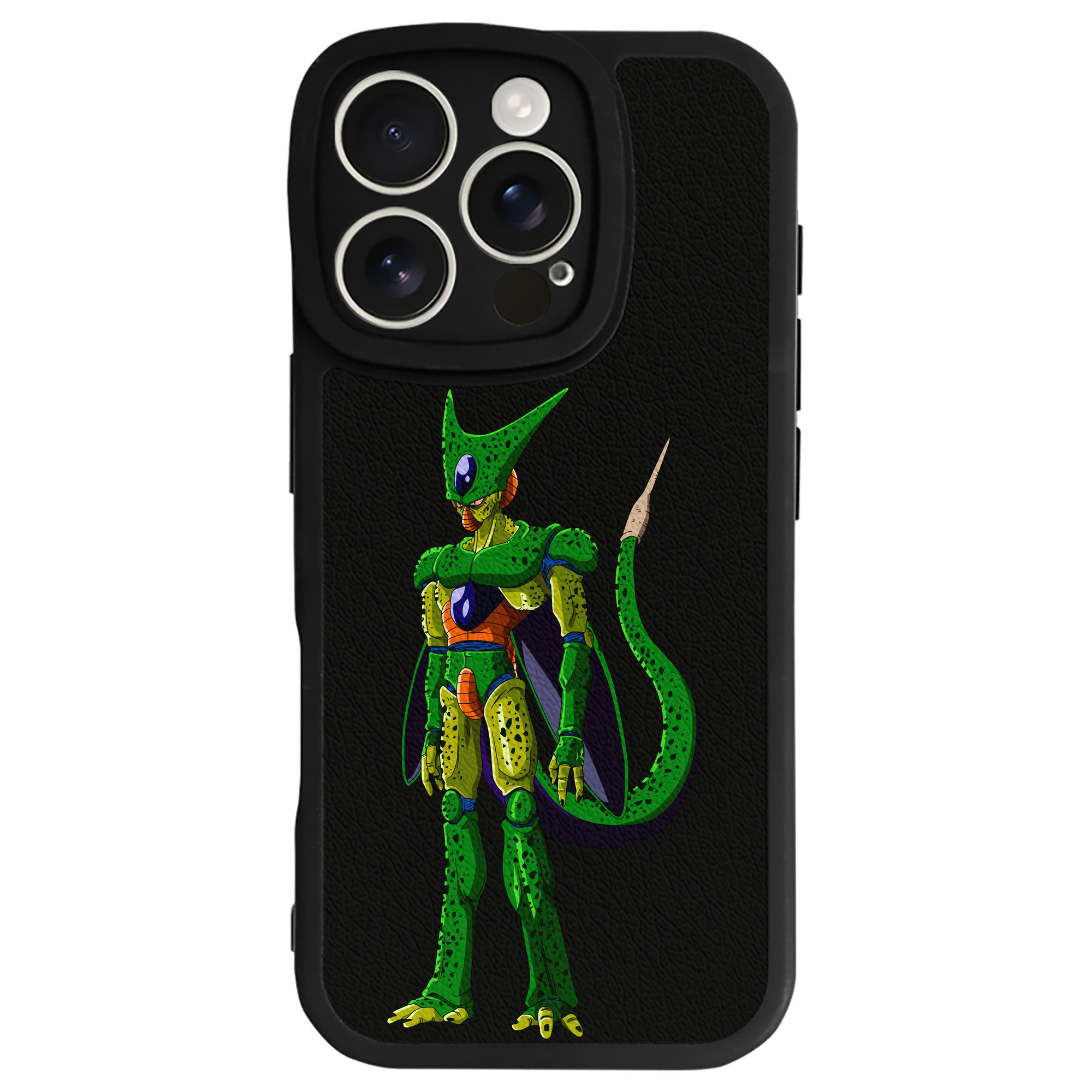 （画像用） ドラゴンボール セル DRAGON BALL Cell 【iPhone 16シリーズ対応】シリコンスマホケース（レザー調） 材質：シリコン